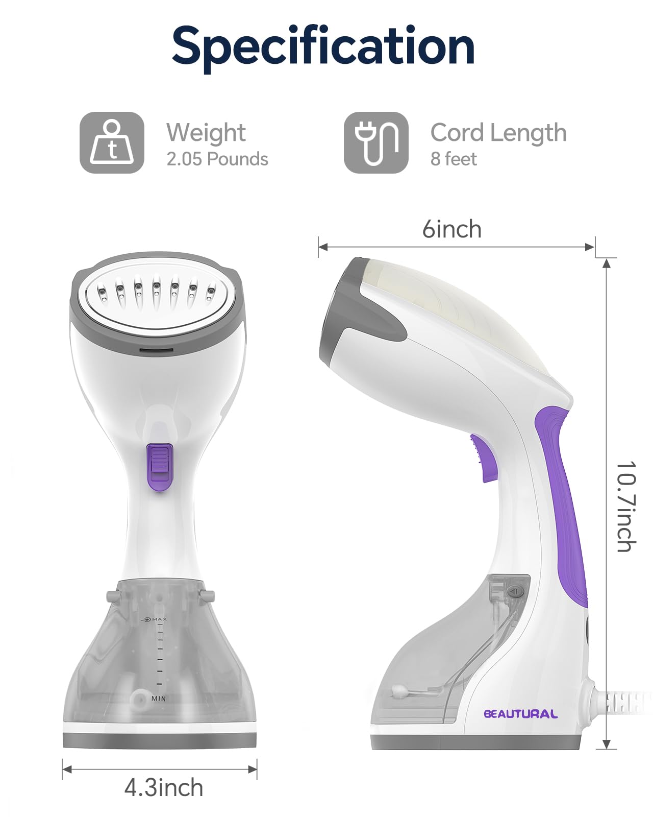 Portable Handheld Steamer for Clothes