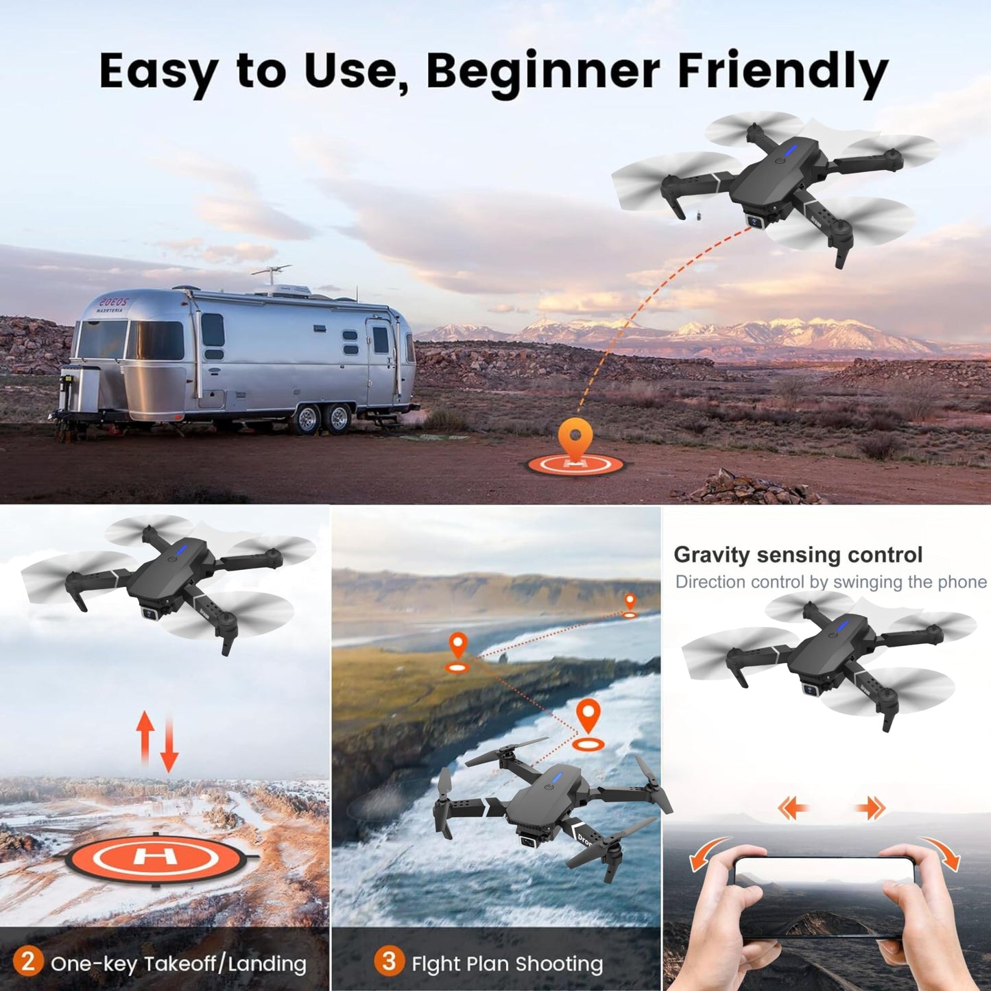 SGM-E88, 4k Camera Drone,