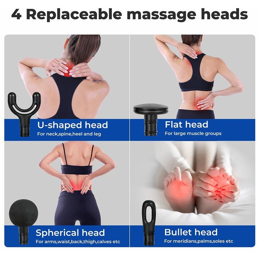 Massage Gun with Extended Handle