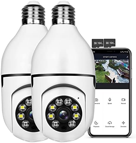 Wireless Bulb Camera WiFi 1080P