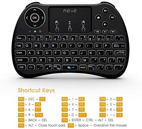 Mini Wireless Keyboard with Touchpad