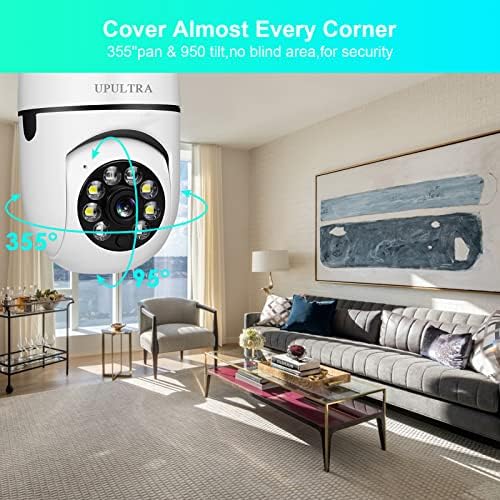 Wireless Bulb Camera WiFi 1080P