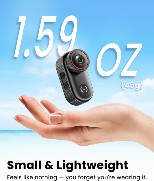 4K Mini Body Camera Wearable POV Action Cam