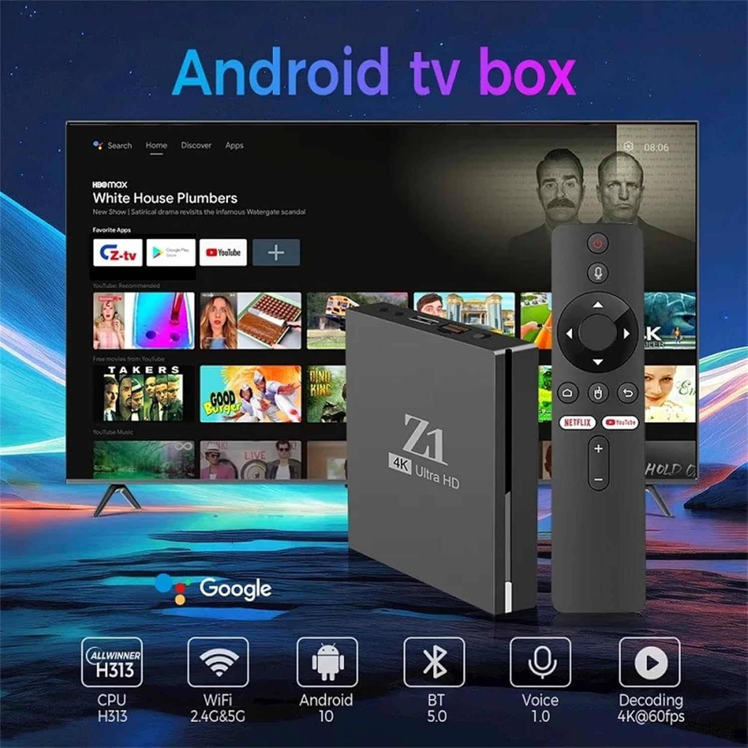 Z1 TV Box - Your Ultimate 4K Smart Media Player