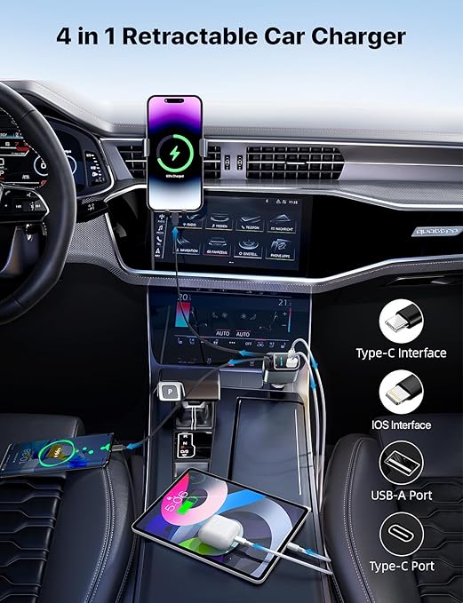 Starlight Retractable Car Charger