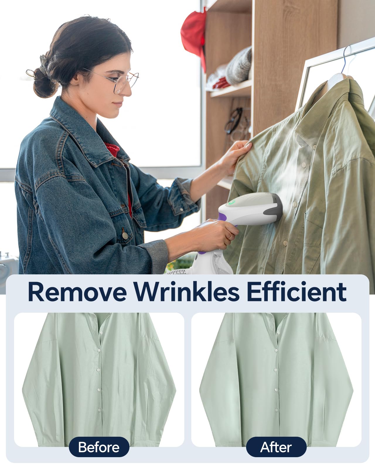 Portable Handheld Steamer for Clothes