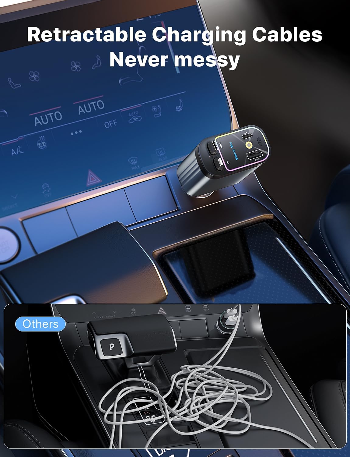 Starlight Retractable Car Charger