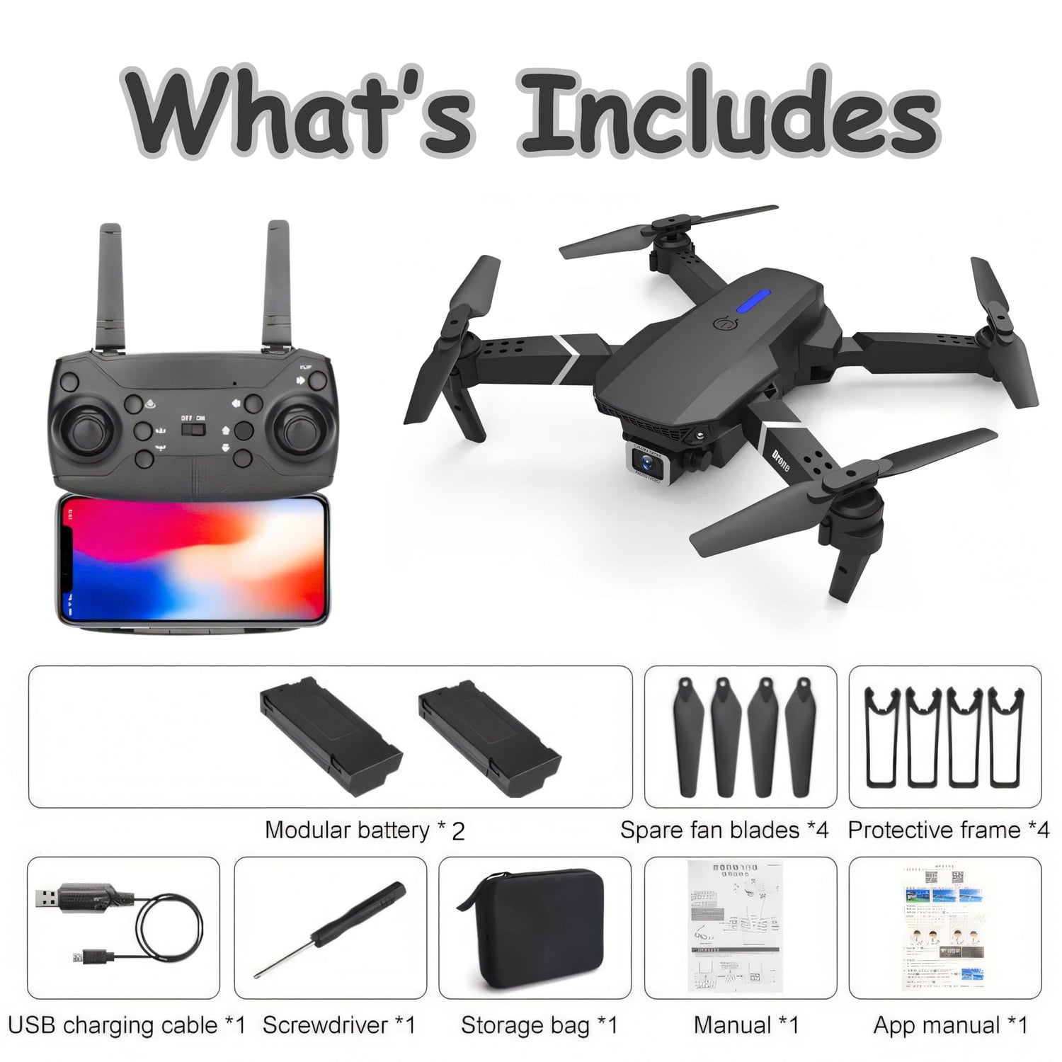 SGM-E88, 4k Camera Drone,