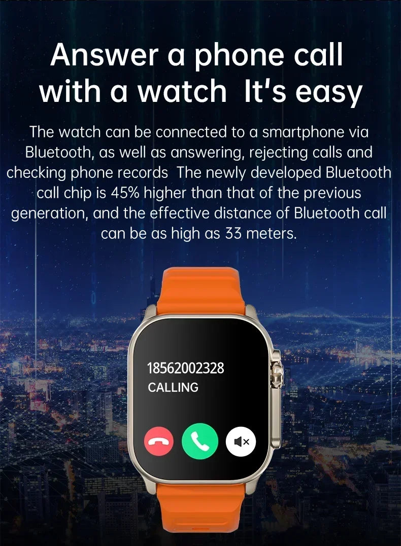 SMART Watch 9 Ultra - Full Screen Display