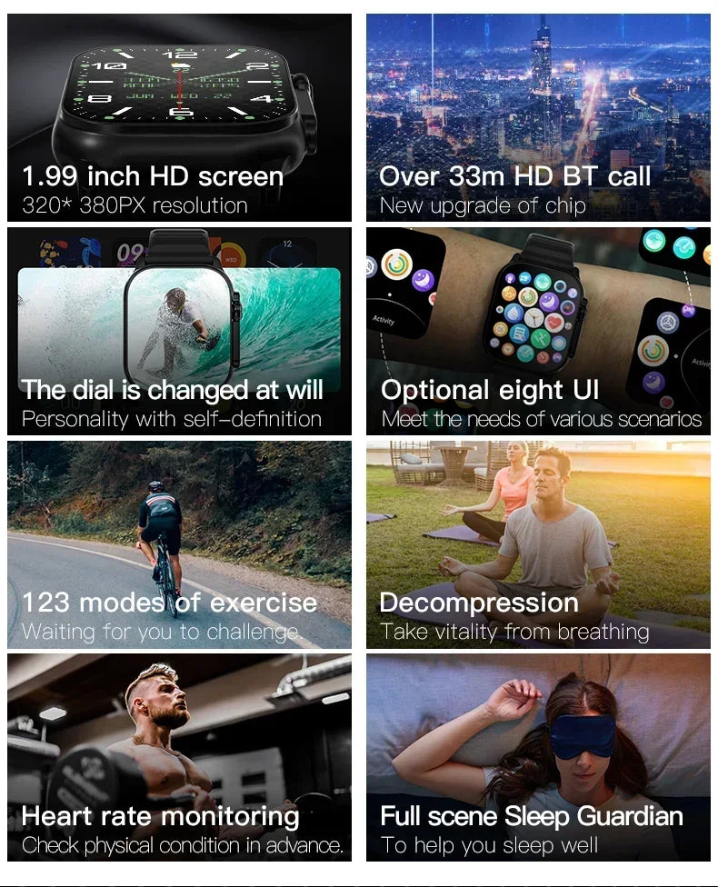 SMART Watch 9 Ultra - Full Screen Display
