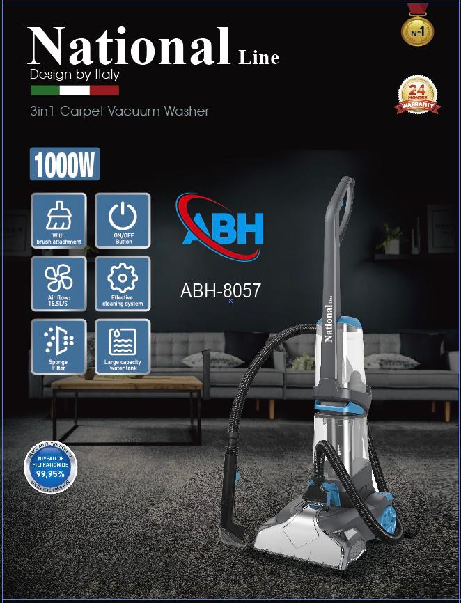 National 3-in-1 Carpet Vacuum Washer