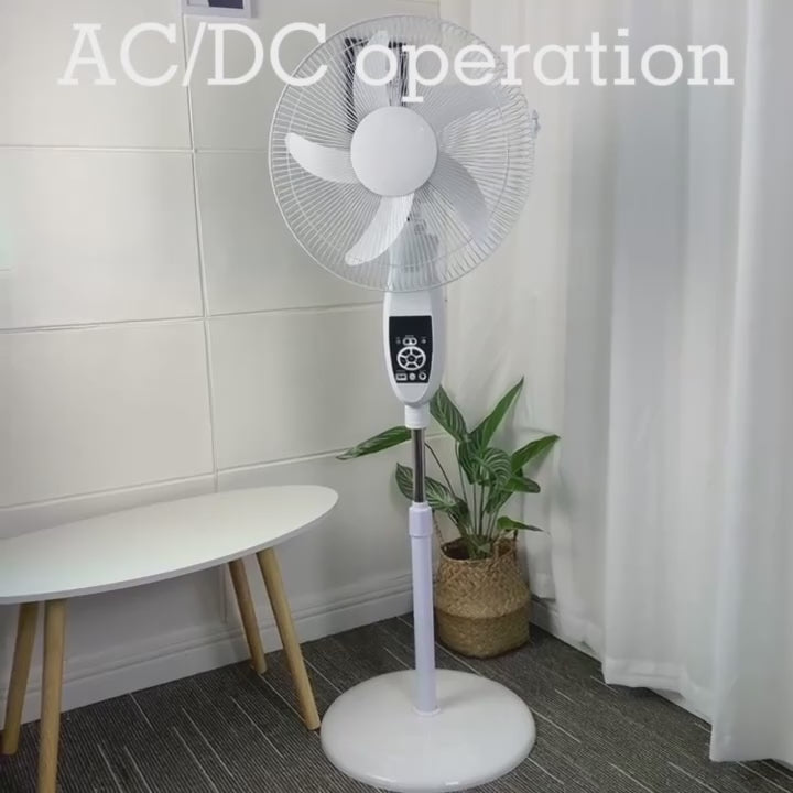 NationalLine 18” Rechargeable Stand Fan